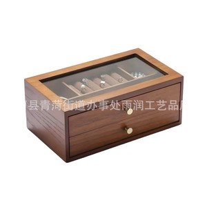 Customized Desktop Drawer Jewelry <b>Box</b> Multi Layer Large Capacity <b>Vintage</b> Storage For Earrings Watches Necklaces - Product Image 5