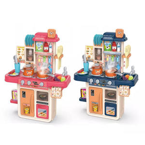 MILI Grande maison de jeu de <span class=keywords><strong>cuisine</strong></span> de 63 cm pour enfants, ensemble éducatif en plastique avec fonctions de cuisson à la vapeur et de cuisson au four - Product Image 3