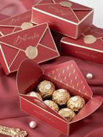 Boîte à gâteaux de qualité alimentaire supérieure avec lamination mate et marquage à chaud, pour pain, bonbons, chocolat, écologique