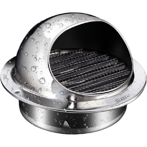 بسعر المصنع ، غطاء تنفيس للمطبخ الخارجي من الفولاذ المقاوم للصدأ مع غطاء عادم للجدار مقاوم للمطر - Product Image 2