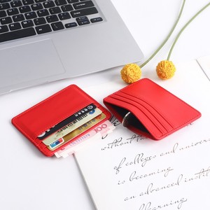 Personalized Embossed Logo Multicolor Pu Leather Credit Name Card <b>Holder</b> <b>Id</b> Business Bus Card <b>Holder</b> - Product Image 2