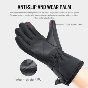 <span class=keywords><strong>Guantes</strong></span> Recargables para Invierno con Calefacción a Batería, Impermeables y Resistentes al Viento, para Esquí, Snowboard y Senderismo - Product Image 5