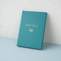 Gratitude Journal Impression de conception de logo personnalisé en gros avec couverture en cuir PU coloré A5