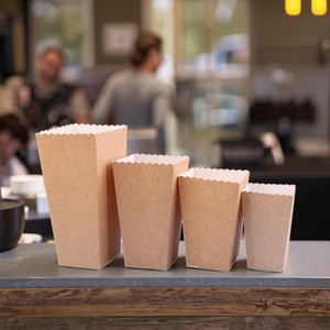 Dùng Một Lần Cấp Thực Phẩm Có Thể Tái Chế Bỏng Ngô Hộp Với Tùy Chỉnh In Biểu Tượng Thư Mục Phong Cách Cấp Thực Phẩm Bỏng Ngô Hộp - Product Image 3