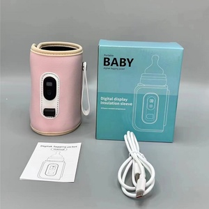 Calentador de Biberones Portátil de Temperatura Constante, Calentador de Leche USB de Cuero para Viajes - Product Image 3