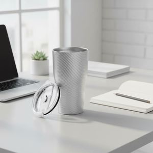 Vaso Térmico SHENYU 3K de Fieltro de Carbono Plateado con Tejido Twill de 5mm de Grosor, Ligero y Aislado, Resistente al Calor hasta 200°C, para Cerveza y Uso Diario - Product Image 3