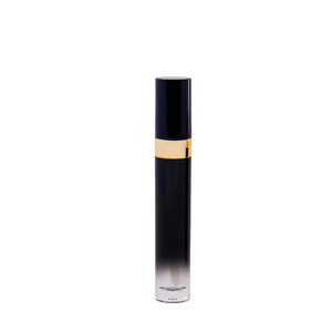 Tubes de gloss à lèvres et anticernes en plastique de luxe de 5 ml, couleur dégradée, avec bouchon à vis, anneau doré et pinceau - Product Image 6
