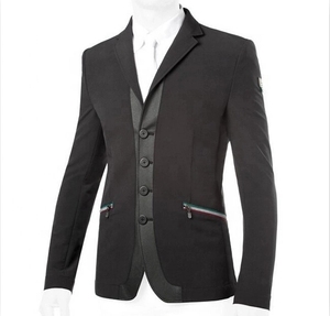 Giacche Equestri Traspiranti in Tessuto Elasticizzato con Bottoni per Donne, Maglioni Asciugatura Rapida per Equitazione - Product Image 5