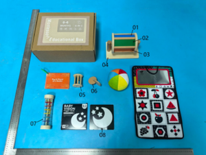 Set di Set per 19-24 mesi di giochi di tessuto giocattolo Set di <span class=keywords><strong>grammatica</strong></span> e Kit di <span class=keywords><strong>libri</strong></span> amano ogni Kit pacchetto educativo Montessori Box - Product Image 6