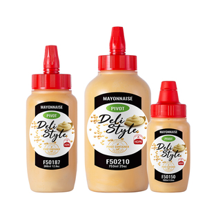 ขวดซอสมะเขือเทศพลาสติกแบบบีบสำหรับใส่ซอสมายองเนสขนาด7ออนซ์13ออนซ์25ออนซ์ PP ใส่ซอสพริกน้ำสลัด - Product Image 4