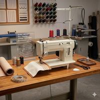 Machine à coudre zigzag industrielle à couple élevé de 9 pouces MK-309 pour ateliers de confection professionnels