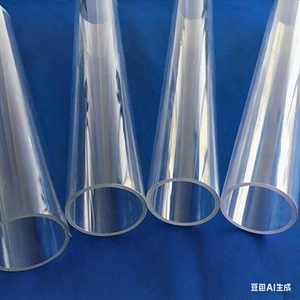 Renkli ve şeffaf akrilik tüp, mimari modeller ve dekor için cilalı biter akrilik boru Pmma tüp - Product Image 2