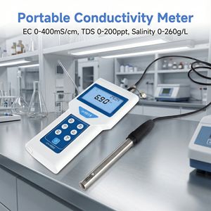 Medidor de Conductividad Portátil, Medidor de Detección de Salinidad <span class=keywords><strong>EC</strong></span> TDS para Agua Ultrapura, para Uso Químico, Farmacéutico y Educativo - Product Image 2