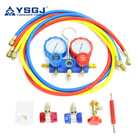 YSGJ Manomètre Numérique de Collecteur pour Réfrigération R134a R407c R12 R22, Outils de Diagnostic Climatiseur Automobile