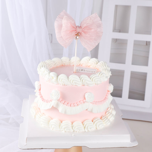 <span class=keywords><strong>2023</strong></span> ornements de cuisson perle arc gâteau <span class=keywords><strong>carte</strong></span> d'insertion rose simple tendance thème gâteau topper - Product Image 1