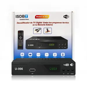 ISDB-T dijital hava Internet uzaktan kumanda RF OUT ücretsiz almak HD modülatör kodlayıcı 1080P tam HDTuner alıcı setleri üst kutu