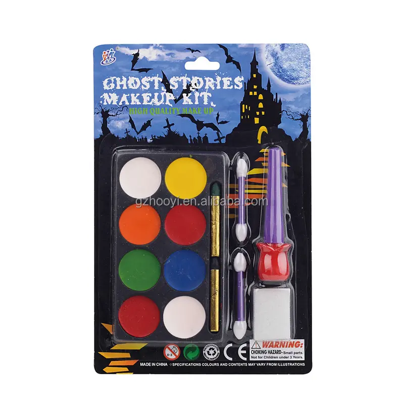 Giá rẻ trang điểm đồ chơi cho trẻ em Đảng vai trò chơi Halloween ma thuật mặt sơn Make up cô gái