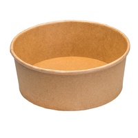 Boîte à lunch jetable, bol à salade, emballage à emporter, couvercle résistant à la chaleur, soupe épaissie, biodégradable