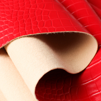 Y2002 Offres Spéciales mat pour la fabrication de sacs à main en cuir artisanat Surface Pvc marchandises gaufré Crocodile Design cuir tissus d'ameublement