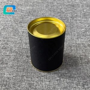 Contenitore per tubo di <span class=keywords><strong>carta</strong></span> tondo personalizzato o barattoli di plastica per imballaggio coperchi rialzati in metallo - Product Image 5