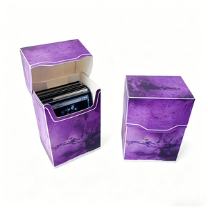 Boîte de rangement pour cartes TCG en PVC imperméable et léger, durable, pour cartes de jeu de collection - Product Image 1