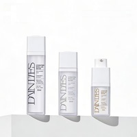 Flacon pompe sans air fantaisie 15 ml en stock, haute qualité, 15 ml/30 ml/50 ml, rechargeable, givré, carré, pour crème visage, sérum, lotion
