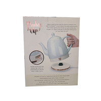 Boîte en carton ondulé de haute qualité de 2 mm d'épaisseur, pelliculage mat, gaufrage à chaud or rose, recyclable, logo Hostamp, pour thé électrique en céramique