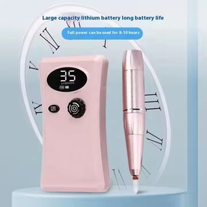 Portable <b>Nail</b> Polishing Machine Tool Professional Rechargeable 35k RPM Electric <b>Nail</b> Polisher with Display Screen - Product Image 5