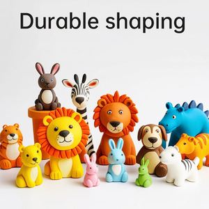100g Custom logo Nontoxic Air Dry Super Ultra Light Weight Soft <b>Modeling</b> Magic Clay air Dry <b>Foam</b> Clay Plasticine for Slime - Product Image 4