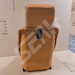 Sedili Sportivi WZSEAHI in PVC Marrone di Alta Qualità, Sedile da Corsa Classico Retrò per Auto - Product Image 2