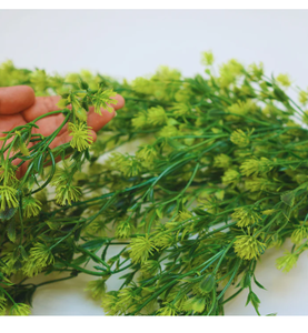 Hojas Artificiales Verdes de Imitación, Duraderas y Ligeras, Decorativas para Colgar en Paredes, Balcones y Hogares - Product Image 4