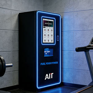 AIT経済的なタッチスクリーンプロテインシェイク自動販売機SDK機能カスタムロゴ現金/硬貨/カード決済クラウドベース管理 - Product Image 4