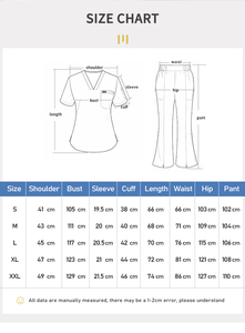 Ensemble de blouses médicales ajustées Niaahinn pour femmes, uniforme médical vétérinaire et d'<span class=keywords><strong>anesthésiste</strong></span>, extensible, à manches courtes et pantalon évasé - Product Image 2