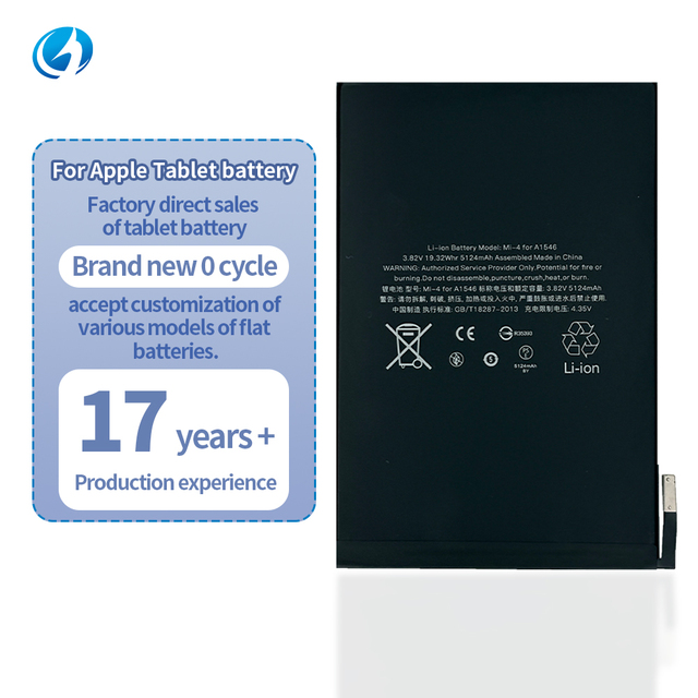 Lithium Ion Replacement Tablet Battery for ipad 1 2 3 4 5 6 7 8 9 10 air 2 3 4 5 Mini A17pro 2 3 4 5 6 Pro 9.7 10.5 2nd