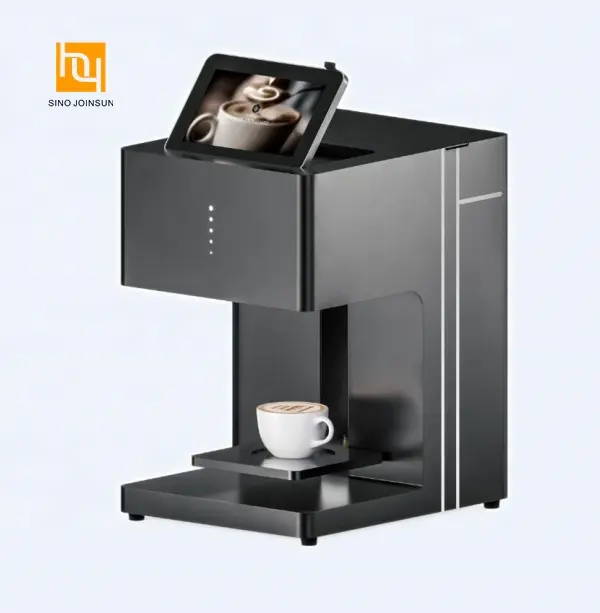 เครื่องพิมพ์กาแฟ3D ลาเต้อาร์ตเครื่องดื่มนมชาเบียร์โฟมพิมพ์ภาพ