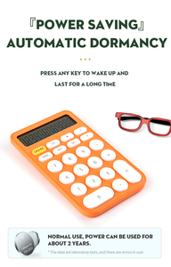 Máy Tính Bỏ Túi Nhiều Màu Máy Tính Điện Tử 12 Chữ Số Nút Tròn Màu Xanh Lá Cây Cho Học Sinh Máy Tính Kỹ Thuật Số - Product Image 3