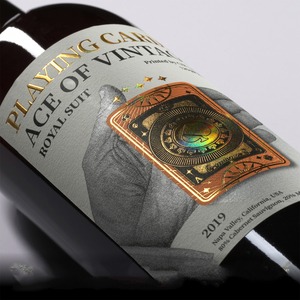 Tùy Chỉnh Rượu Vang Đỏ Whiskey Vodka Bia Chai Nhãn Phía Trước Và Trở Lại Nhãn Logo Matte Kết Cấu Giấy Vàng Lá Sticker In Ấn Nhãn - Product Image 5