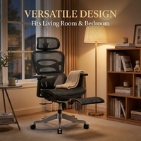 Chaise de bureau gaming AOR avec cadre en nylon et fibre de verre, maille respirante haute élasticité, support de main réglable 5D, vente en gros usine