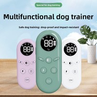 Neues, individuell anpassbares, intelligentes, wasserdichtes Mehrkanal-Hundetrainingsgerät – Anti-Bell-Fernbedienungs-Vibrations- und Schockhalsband gegen Bellen