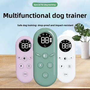 Nouvel appareil d'entraînement pour chien intelligent, personnalisé, étanche et multi-canaux - Collier <span class=keywords><strong>anti</strong></span>-<span class=keywords><strong>aboiement</strong></span> à télécommande avec vibrations et choc - Product Image 3
