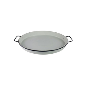 Logo personnalisé Moule <span class=keywords><strong>de</strong></span> cuisine <span class=keywords><strong>en</strong></span> fer Plateau <span class=keywords><strong>de</strong></span> service rectangulaire <span class=keywords><strong>en</strong></span> émail blanc avec poignée - Product Image 1