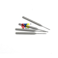 Bor lubang Mini mikro SMT, bor mikro karbida padat mata ukir Mini PCB 0.1-0.9mm