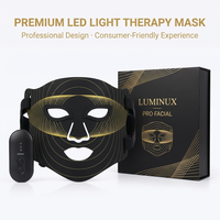 Masque facial LED sans fil rechargeable pour la photothérapie et les soins de la peau