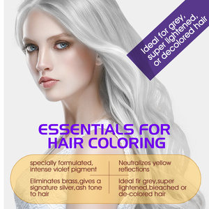 Couleur Déposant <span class=keywords><strong>Violet</strong></span> Shampooing Toner Blonde, Argent, Gris-Anti Laiton Enlever les Tons Jaunes et Brassiness de Highlighted, Javel - Product Image 5