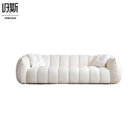 Canapé en tissu vert forêt, coussin segmenté en tissu moelleux et résistant aux taches, style moderne, canapé confortable pour villa et Airbnb