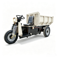 Tricycle électrique de chantier Sinman ZL150E à chargement lourd, benne basculante, 1,5 tonne, moteur, boîte de vitesses, pompe, roulement, économie d'énergie, Chine Hubei