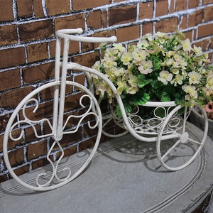 tagère à Fleur en Métal <span class=keywords><strong>Porte</strong></span> Pots <span class=keywords><strong>Plante</strong></span> Fleurs Form <span class=keywords><strong>Vélo</strong></span> Affichage Support de Pot de Fleurs Présentoire des plantes Décoration - Product Image 5