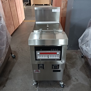 OFG-321 Nouvelle <span class=keywords><strong>friteuse</strong></span> à gaz commerciale de haute qualité pour restaurants de restauration rapide, en acier inoxydable, <span class=keywords><strong>cuve</strong></span> unique, capacité de 25 L, haute performance - Product Image 5