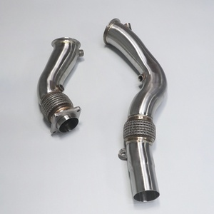 Tuyau d'échappement droit en acier inoxydable avec garantie de cinq ans pour BMW M3 M4 F80 F82 S55 3.0T à diamètre réduit - Product Image 6