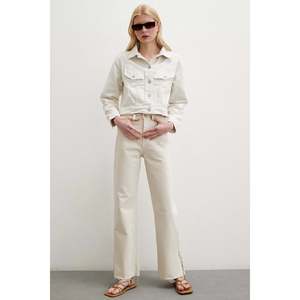 Chaqueta Gabardina Stone para Mujer, Minimalista, Manga Larga, Tejida, Primavera, Talla XS - Product Image 4